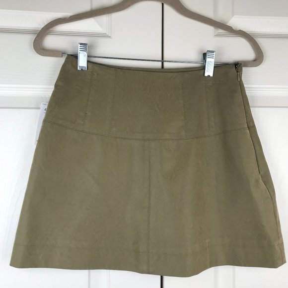 Free People Days in the Sun Faux Suede Mini Skirt - Picture 4 of 11